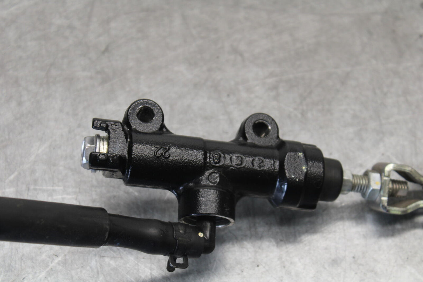 18-23 KAWASAKI NINJA 400 REAR BACK BRAKE MASTER CYLINDER W RESERVOIR BB679