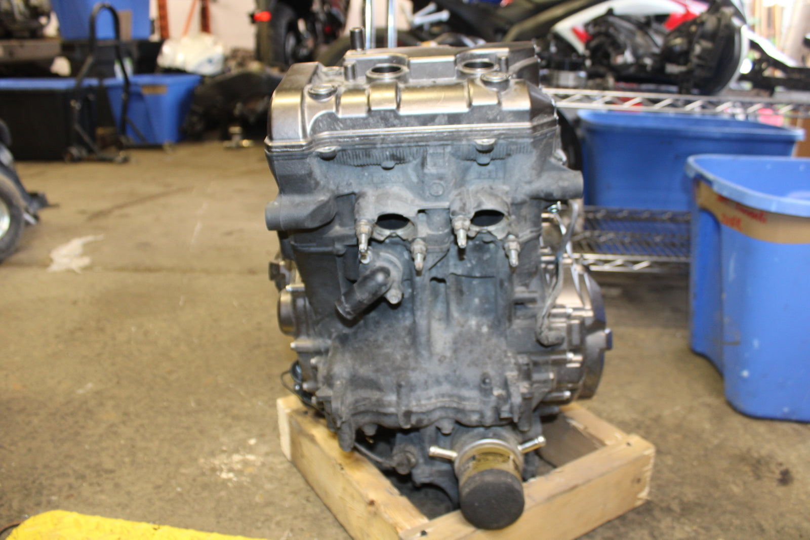 14-17 YAMAHA FZ07 ENGINE MOTOR 18683KM!! BB162
