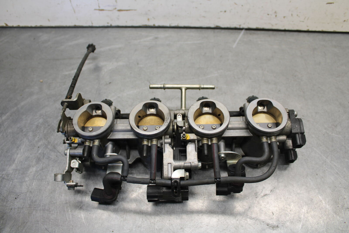 09-12 KAWASAKI NINJA ZX6R MAIN FUEL INJECTORS / THROTTLE BODIES 16163-0128 BB656