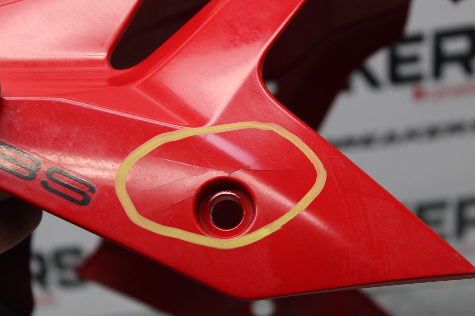 18-23 KAWASAKI NINJA 400 EX400 ABS FRONT WHEEL FENDER COWL FAIRING BB177