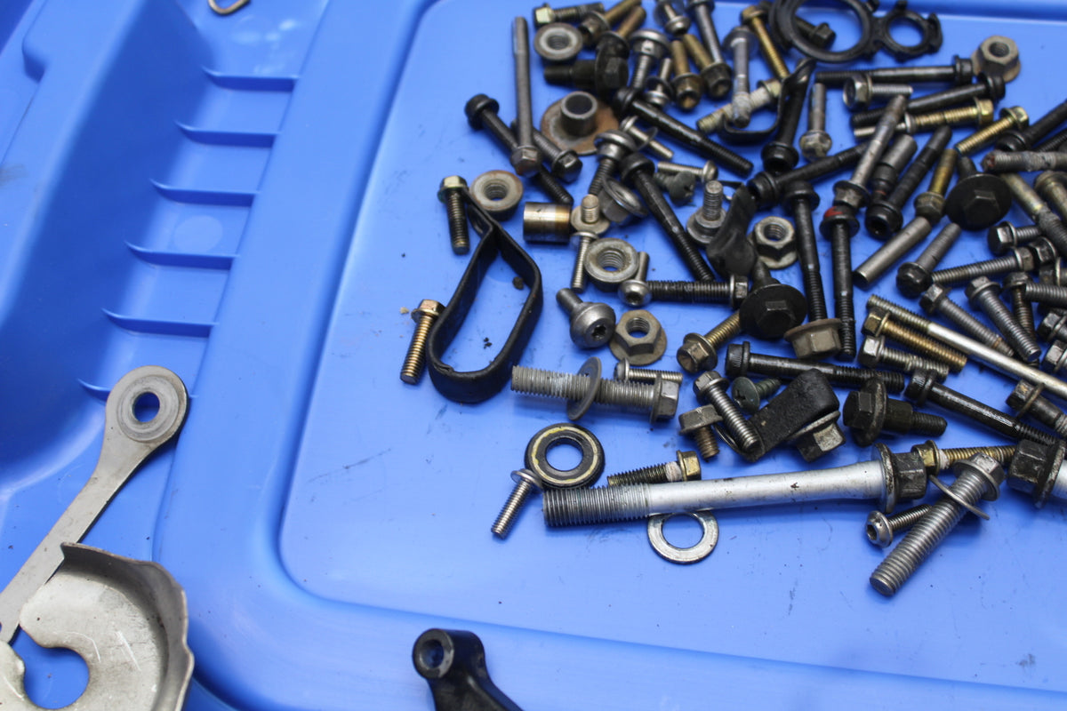 04-05 KAWASAKI NINJA ZX10R ENGINE MOUNTING BOLTS HARDWARE MOTOR SCREWS BB163