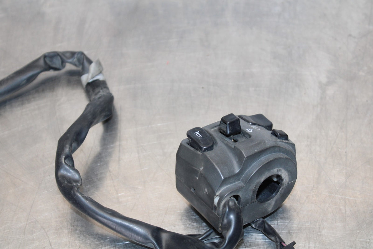 07-08 KAWASAKI NINJA ZX6R LEFT CLIP ON HANDLE HORN SIGNALS SWITCH SWITCHES BB175