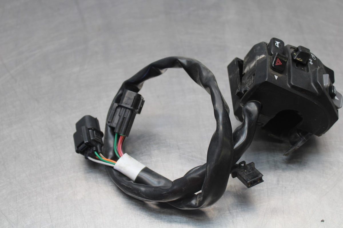 23 KAWASAKI NINJA 650 EX650 LEFT CLIP ON HANDLE HORN SIGNALS SWITCH BB920