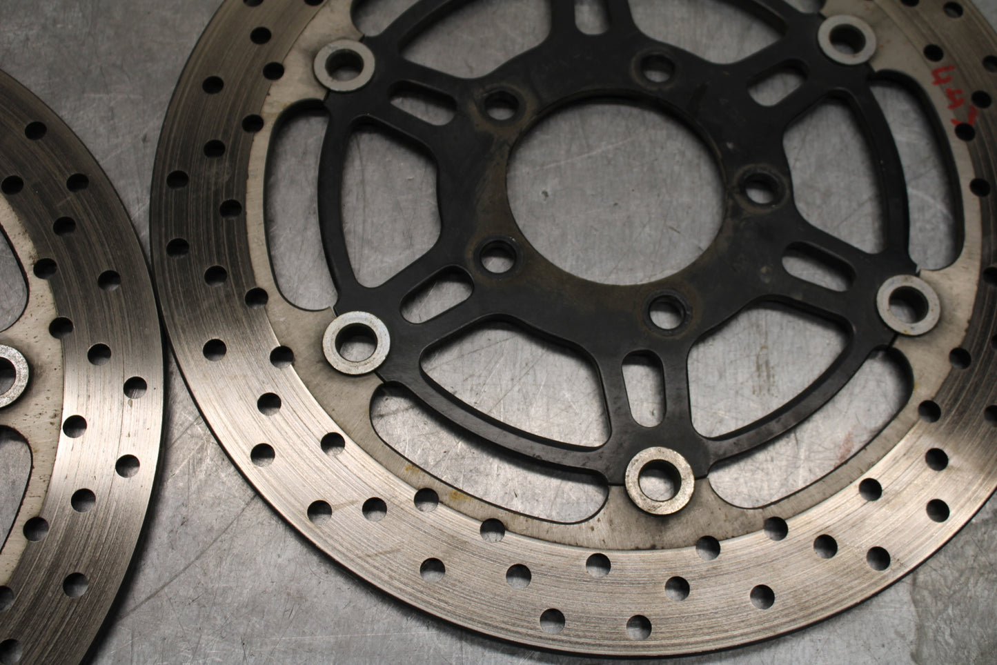 03 SUZUKI SV650S FRONT LEFT RIGHT BRAKE ROTORS DISCS BB130