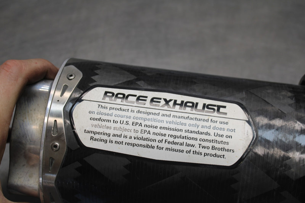 05 SUZUKI GSXR600 TWO BROTHERS EXHAUST PIPE MUFFLER SLIP ON CAN SILENCER BB00