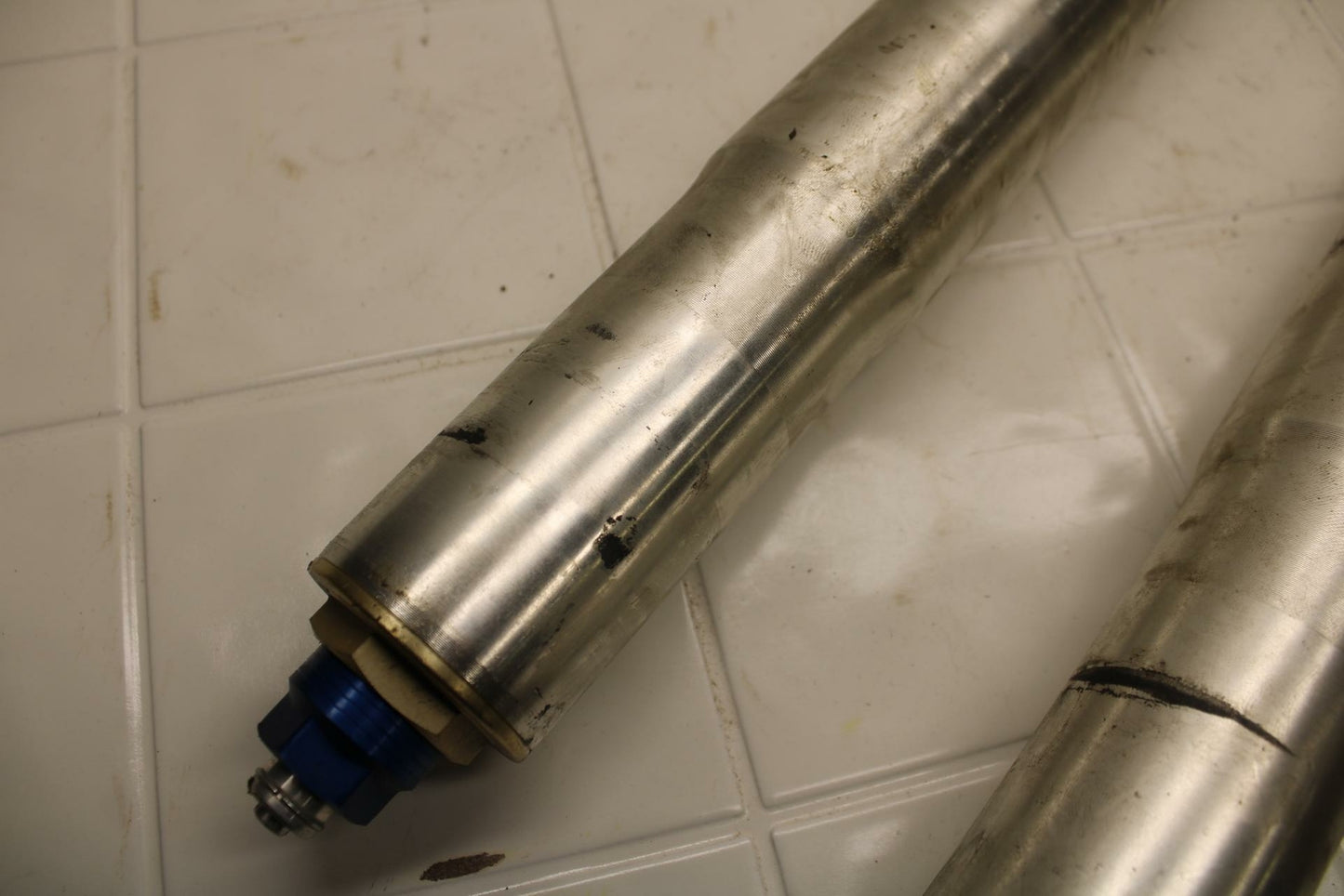 01-02 SUZUKI GSXR750 FRONT FORKS SHOCK SUSPENSION SET PAIR BB402