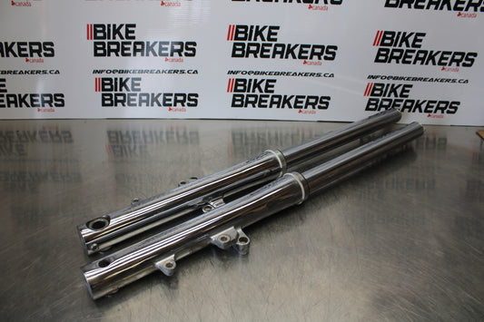 09 YAMAHA ROYAL STAR XVZ1300TF VENTURE FRONT FORKS SHOCK SUSPENSION SET BB151