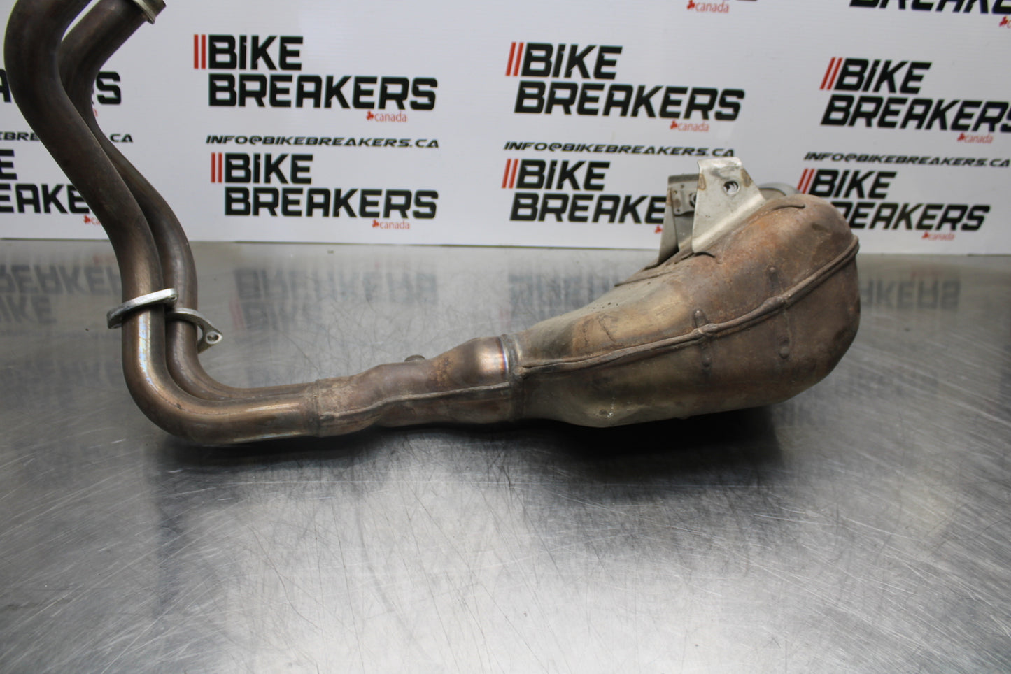 14-17 YAMAHA FZ07 FULL EXHAUST SYSTEM HEADERS PIPE MUFFLER BB162