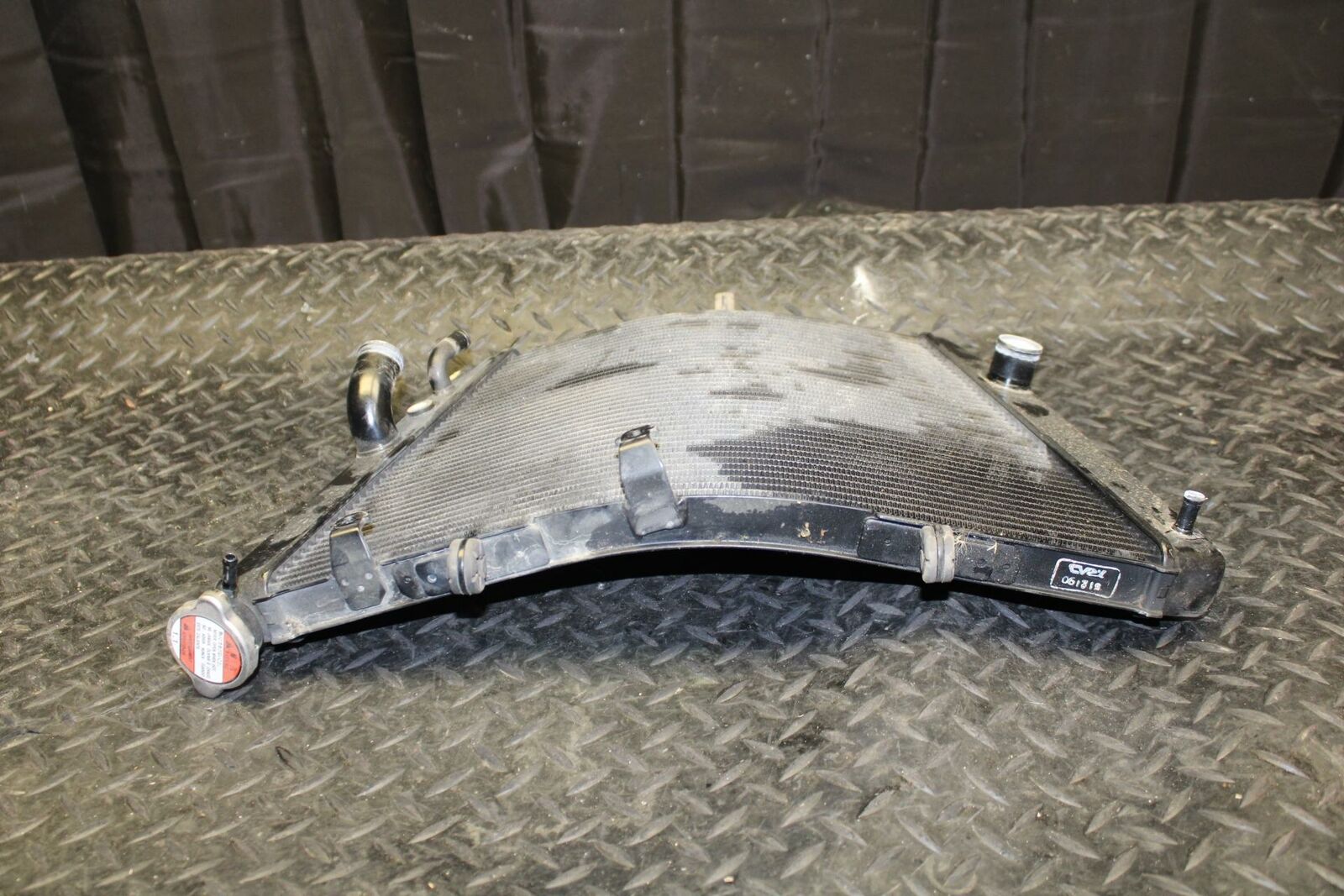 10 SUZUKI GSXR750 ENGINE RADIATOR MOTOR COOLER COOLING RADIATER  bb190