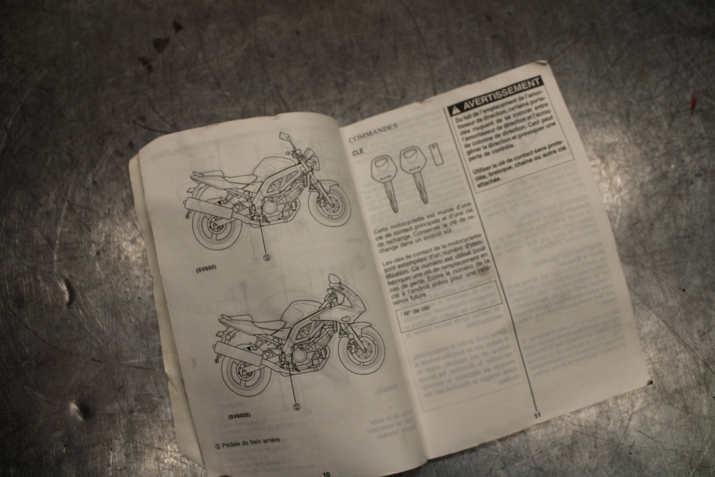 03 SUZUKI SV650S ORIGINAL OWNERS MANUAL BOOK BB130