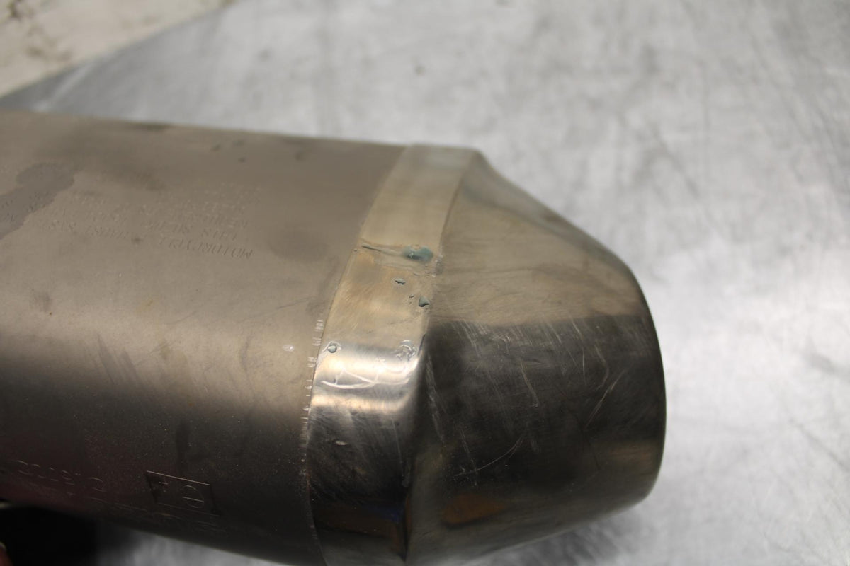 11-21 SUZUKI GSXR750 EXHAUST PIPE MUFFLER SLIP ON CAN SILENCER BB492
