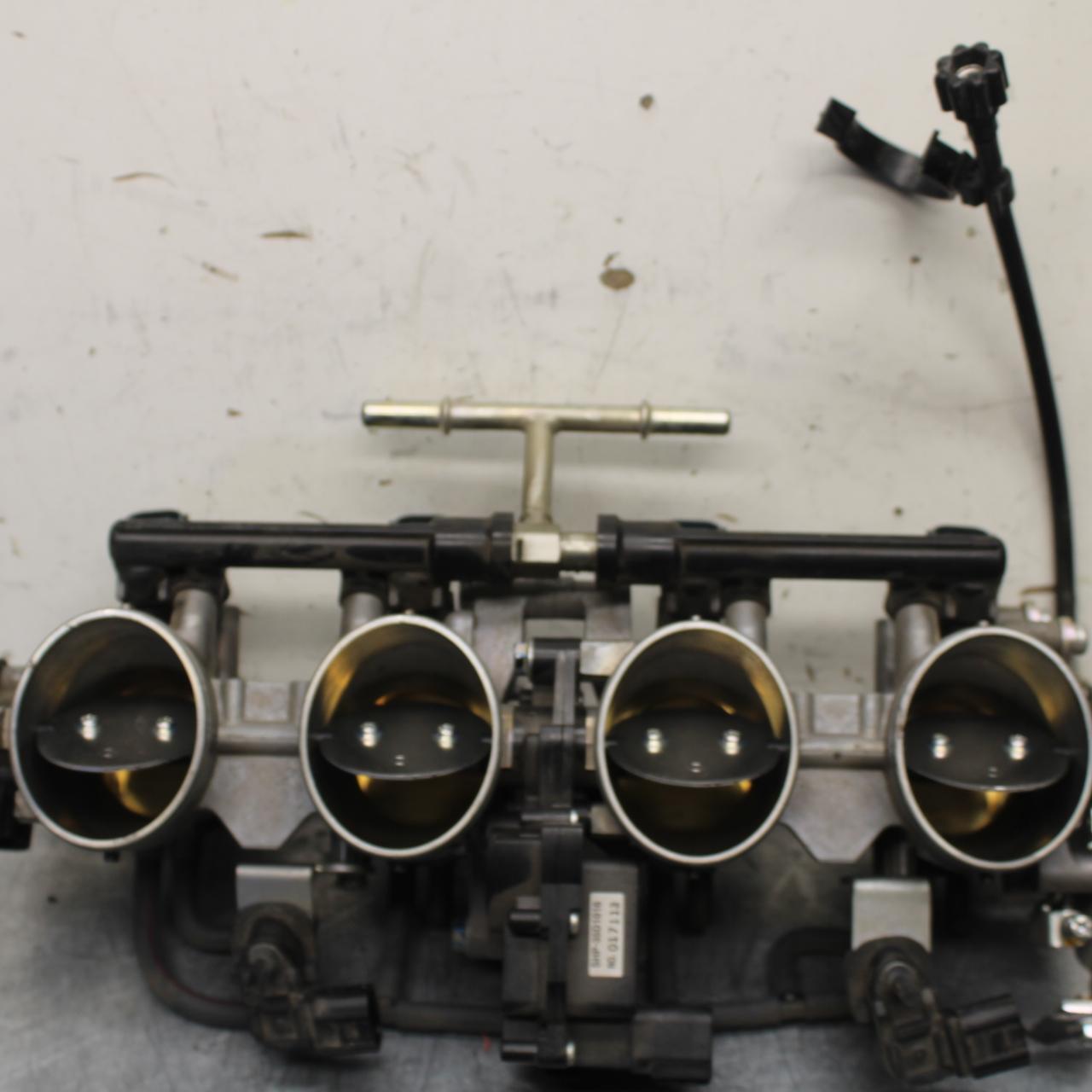 09-12 KAWASAKI NINJA ZX6R MAIN FUEL INJECTORS / THROTTLE BODIES 16163-0128 BB640