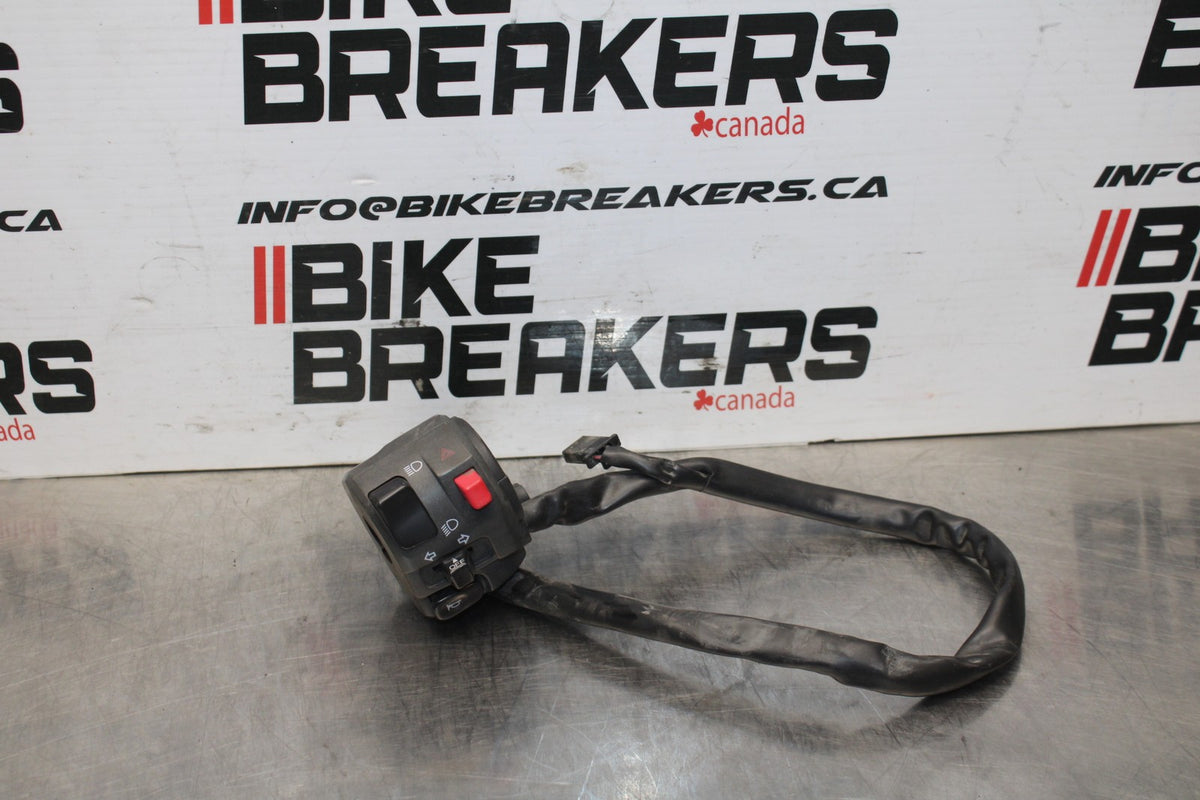 06 KAWASAKI NINJA 650 EX650 LEFT HANDLE HORN SIGNALS SWITCH SWITCHES BB823