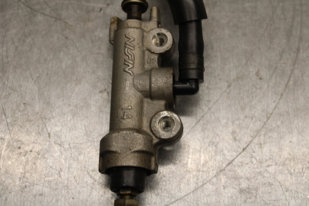 95-98 HONDA CBR600F3 REAR BACK BRAKE MASTER CYLINDER W RESERVOIR BB122