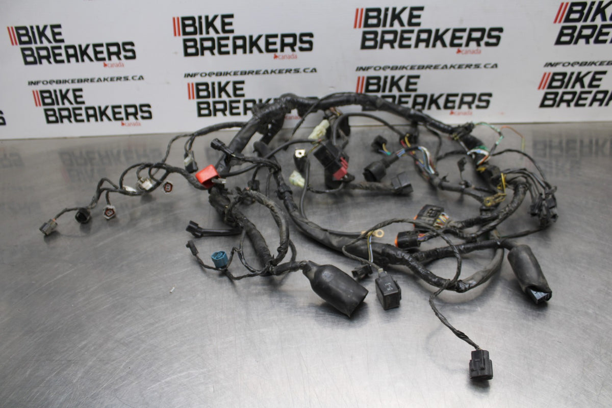 06-07 KAWASAKI NINJA 650R EX650A MAIN ENGINE WIRING HARNESS MOTOR WIRE LOOM BB77