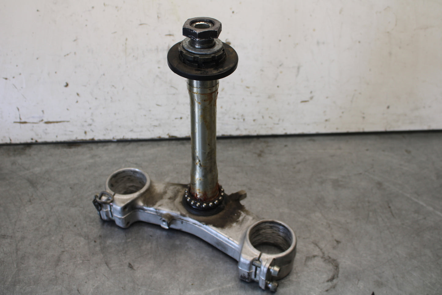 03-04 KAWASAKI NINJA ZX6RR FRONT FORKS CLAMP LOWER TRIPLE TREE STEM BB684