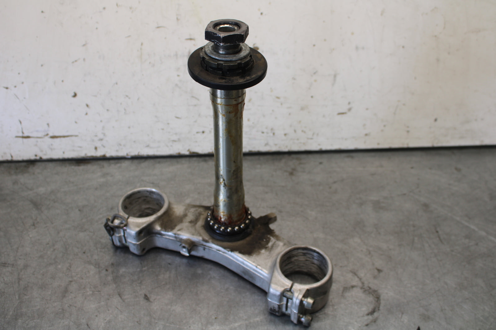 03-04 KAWASAKI NINJA ZX6RR FRONT FORKS CLAMP LOWER TRIPLE TREE STEM BB684