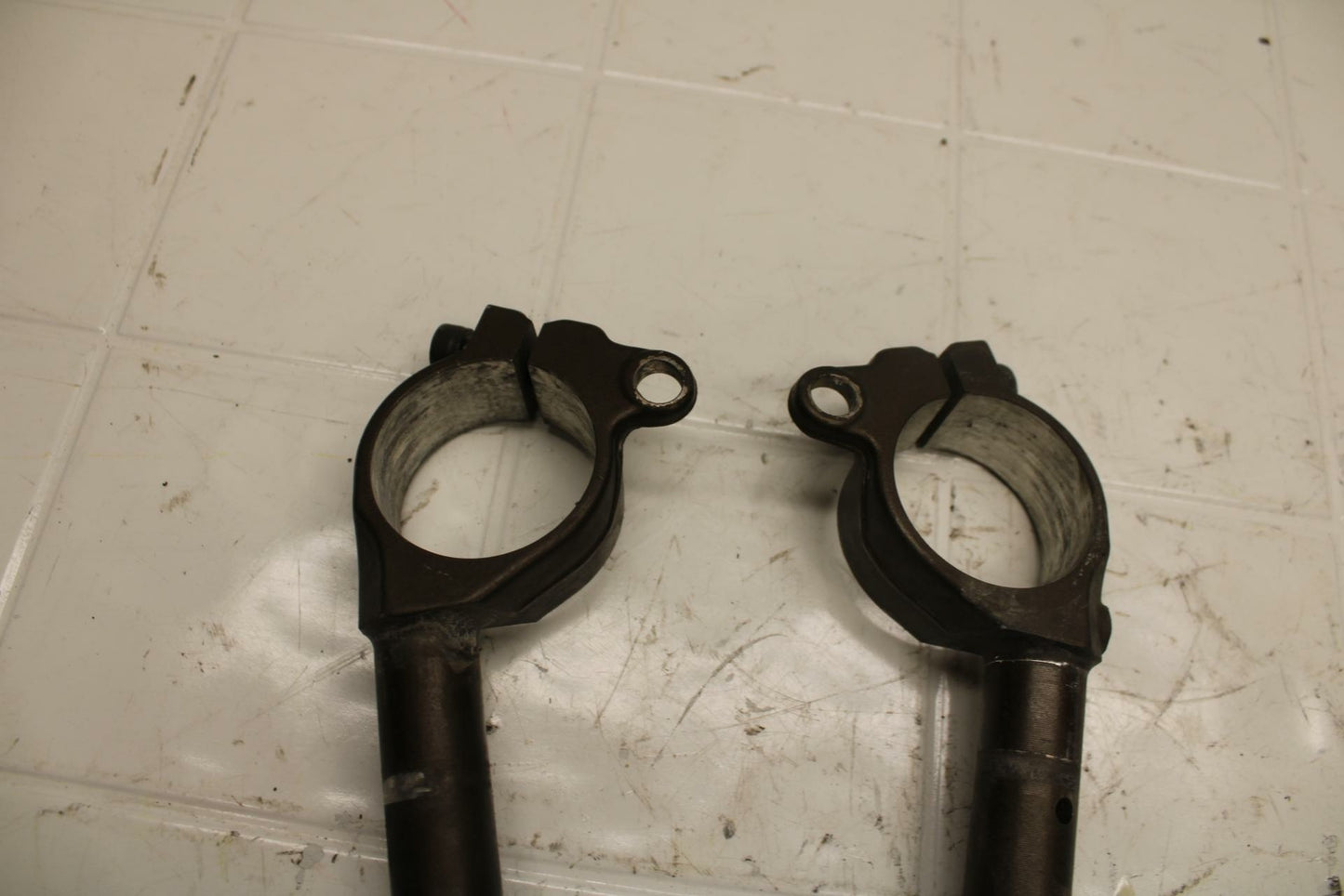 03-04 KAWASAKI NINJA ZX6R 636 LEFT RIGHT CLIP ON ONS HANDLEBARS PAIR SET BB397