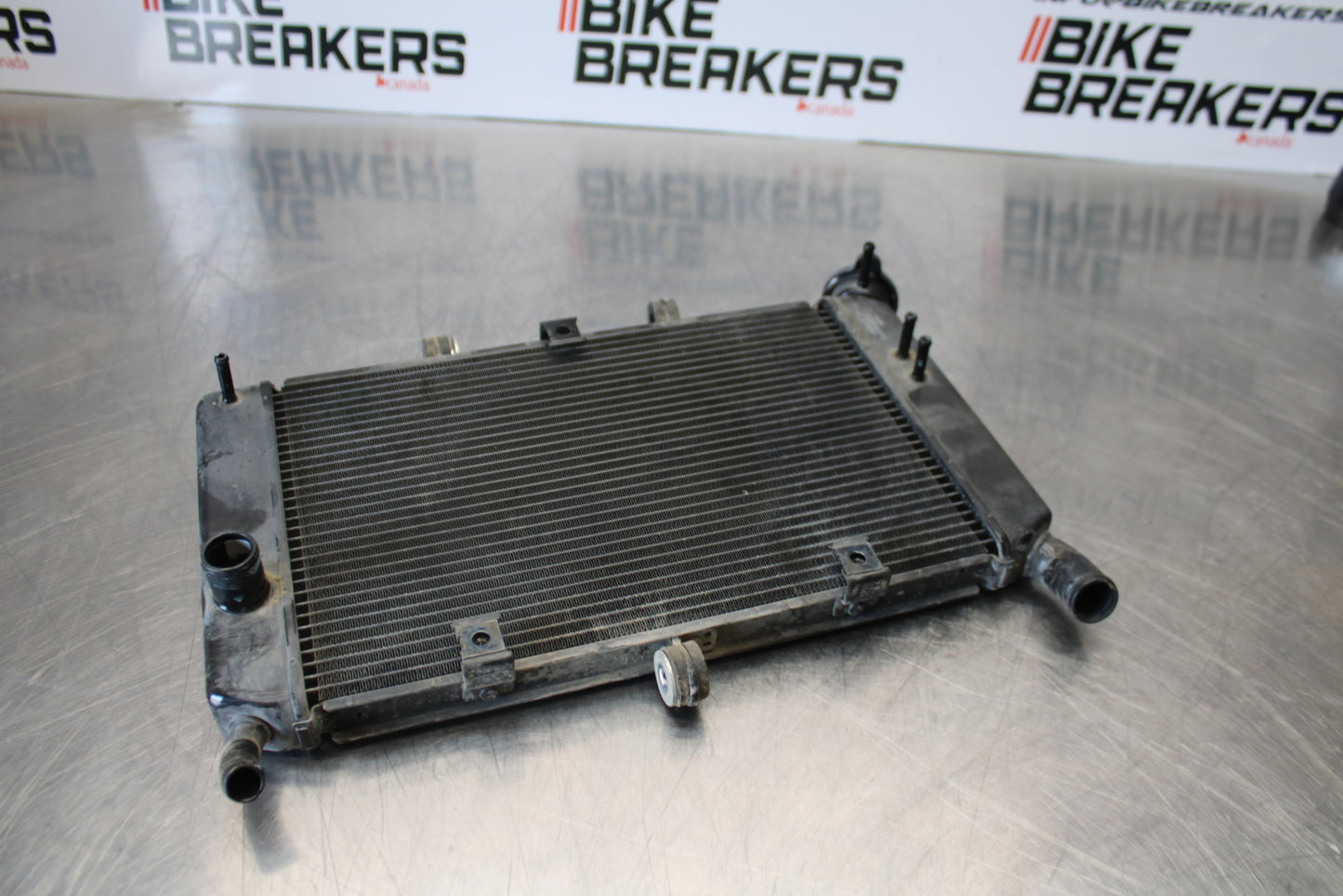 09-15 YAMAHA FZ6R ENGINE RADIATOR MOTOR COOLER COOLING RADIATER BB161