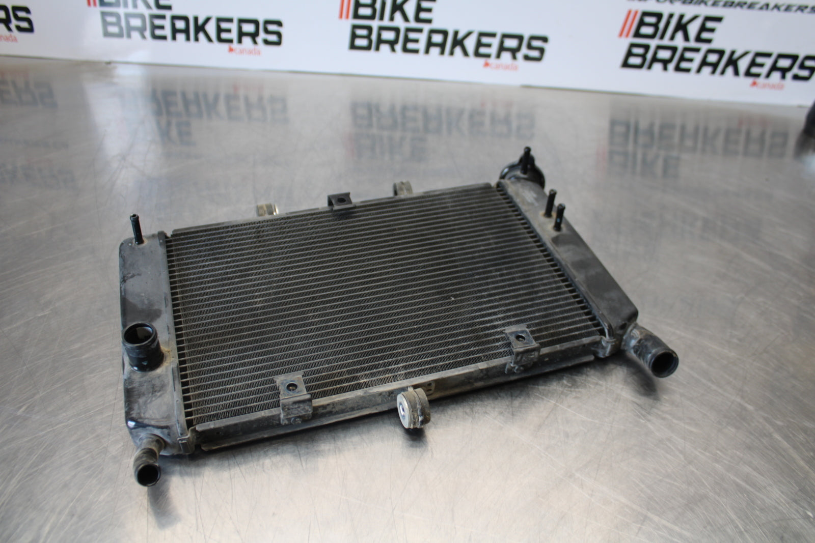 09-15 YAMAHA FZ6R ENGINE RADIATOR MOTOR COOLER COOLING RADIATER BB161