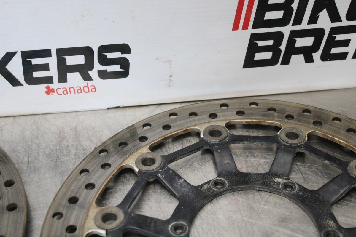 12 HONDA CB1000R FRONT LEFT RIGHT BRAKE ROTORS DISCS BB200