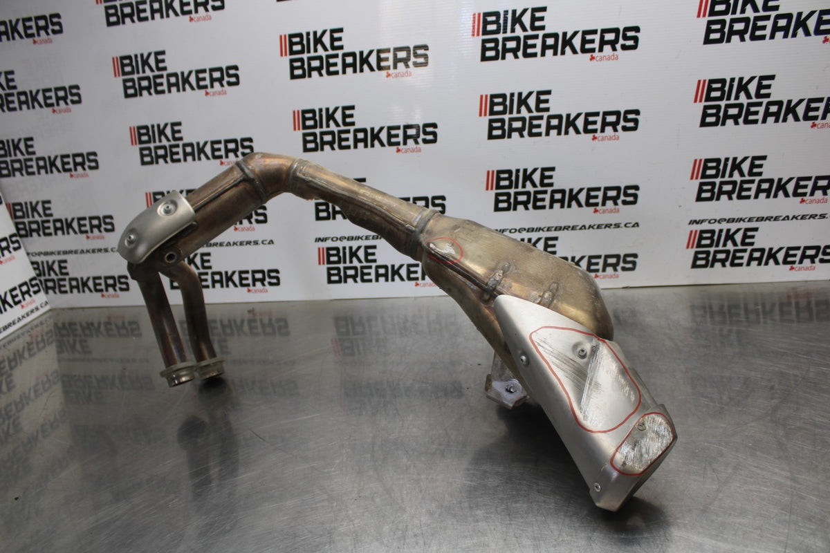 22-25 YAMAHA YZF R7 FULL EXHAUST SYSTEM HEADERS PIPE MUFFLER BB176