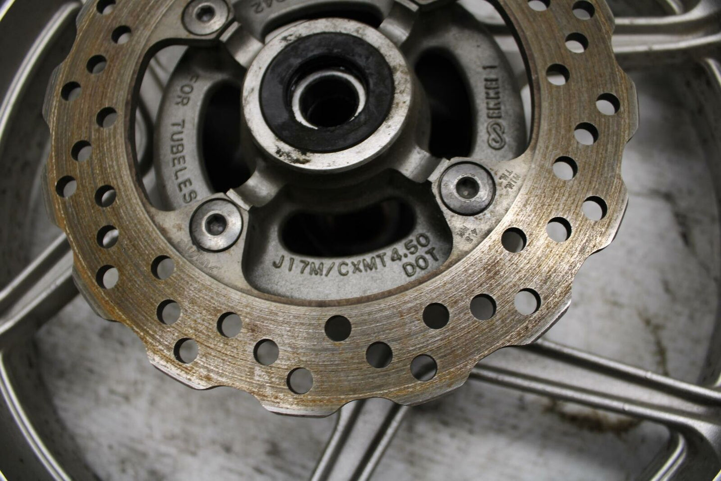 07-09 KAWASAKI VERSYS 650 REAR WHEEL BACK RIM BB302