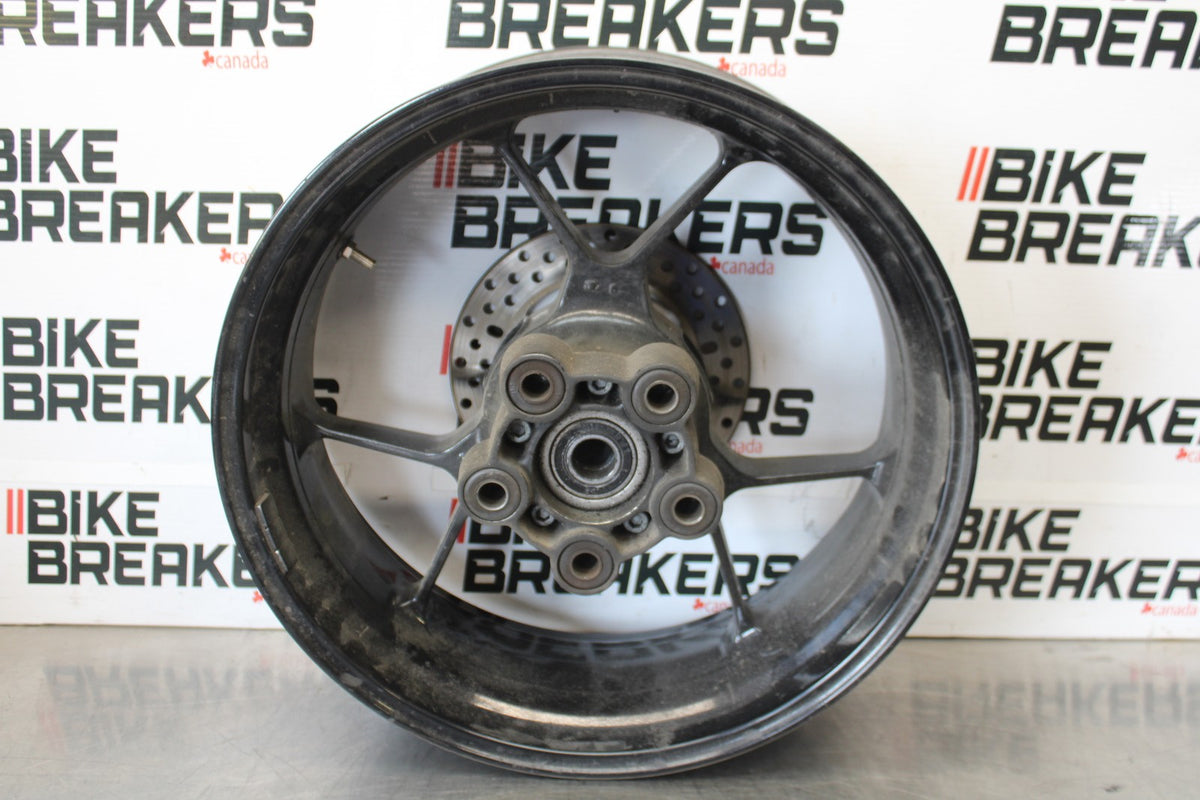 16 APRILIA TUONO V4 1100 REAR WHEEL BACK RIM & ROTOR BB905