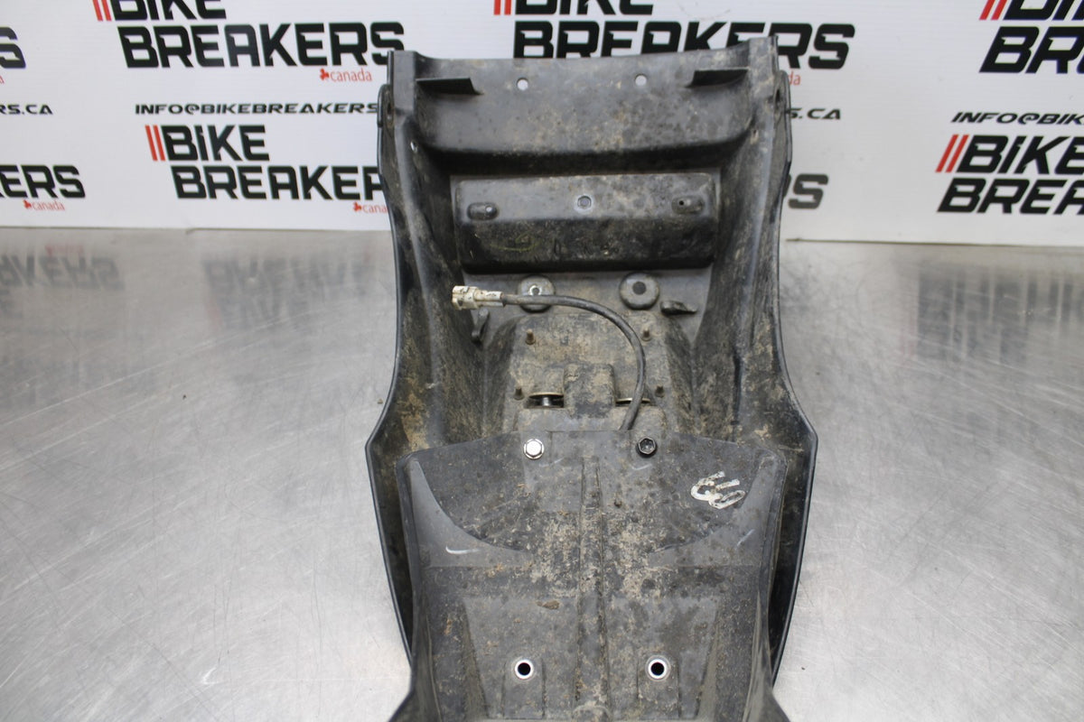 08-18 KAWASAKI KLR650 REAR BACK FENDER MUD GUARD BB183