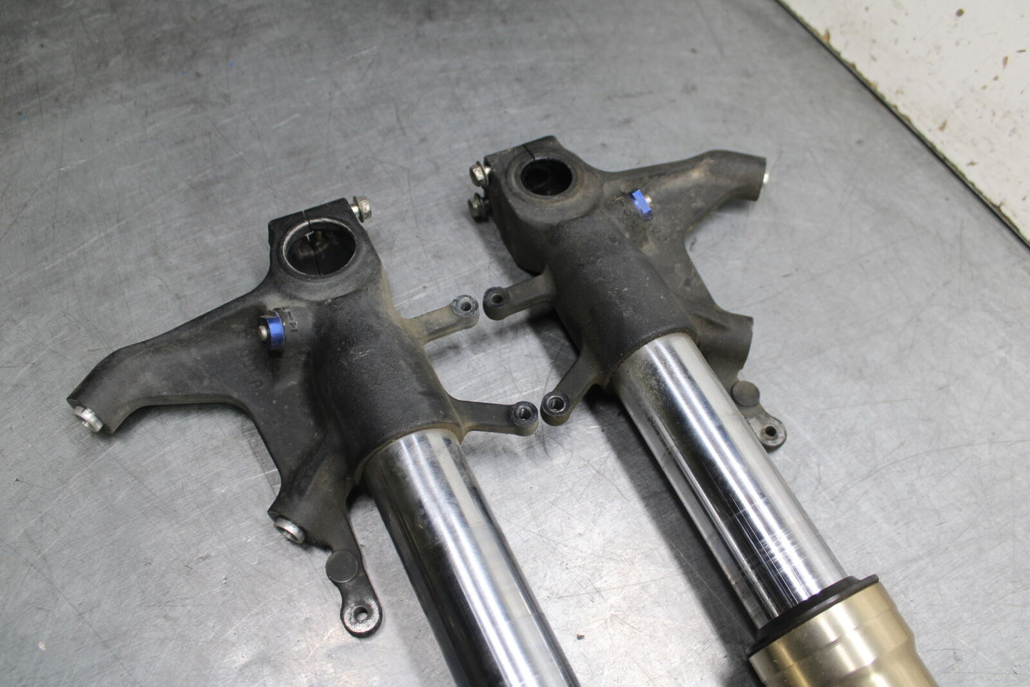 08-09 SUZUKI GSXR600 FRONT FORKS SHOCK SUSPENSION SET PAIR BB728