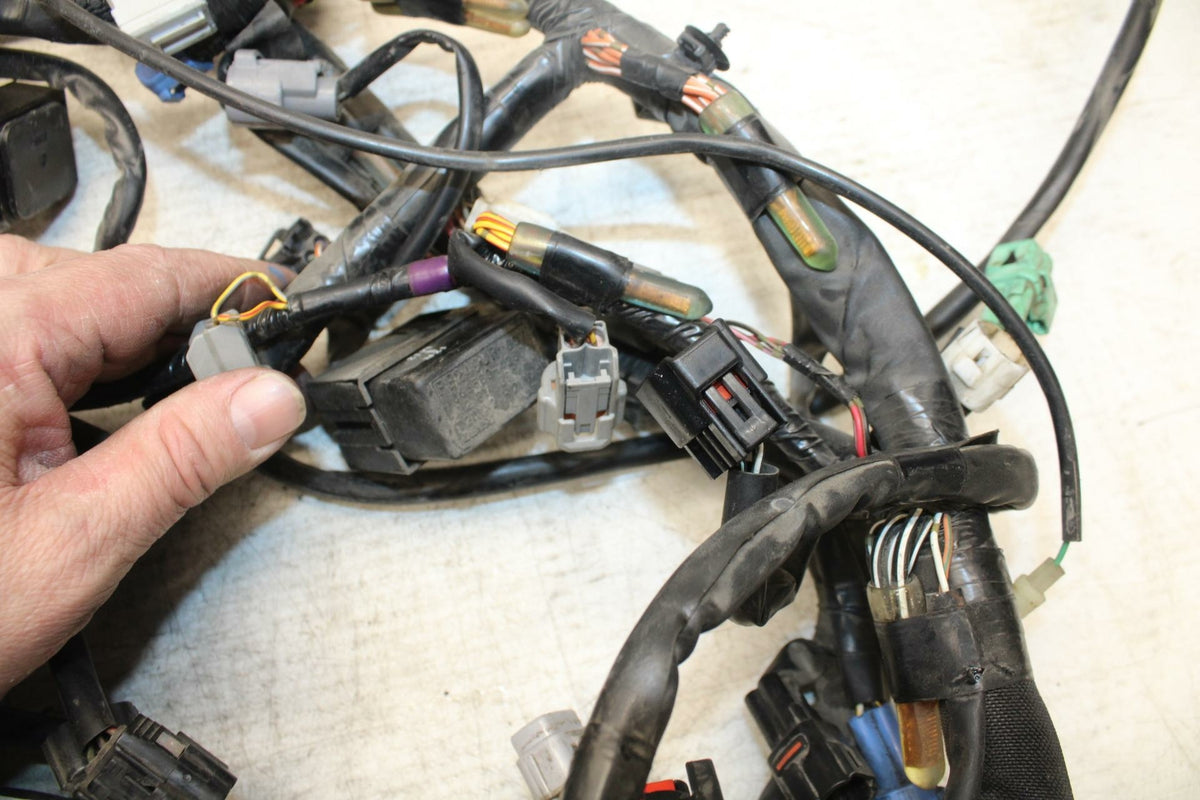 15-16 SUZUKI GSXS750 MAIN ENGINE WIRING HARNESS MOTOR WIRE LOOM BB374