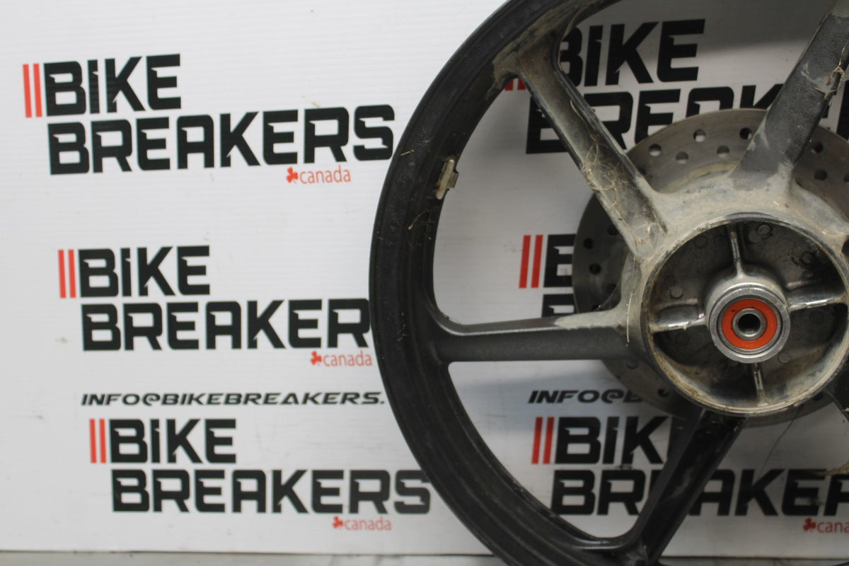 08 HONDA CBR125R REAR WHEEL BACK RIM & ROTOR BB804