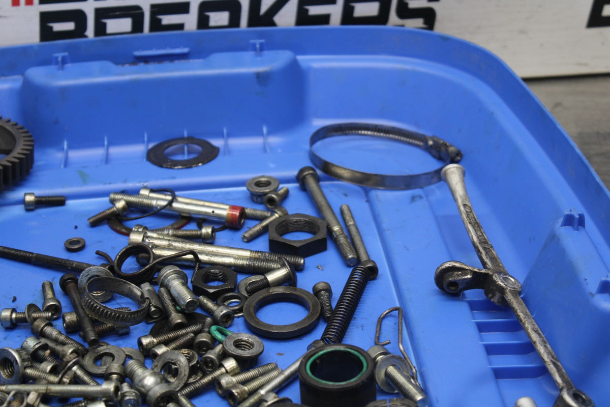 08 DUCATI 1199 PANIGALE ENGINE GEAR BOLTS HARDWARE MOTOR SCREWS BB943