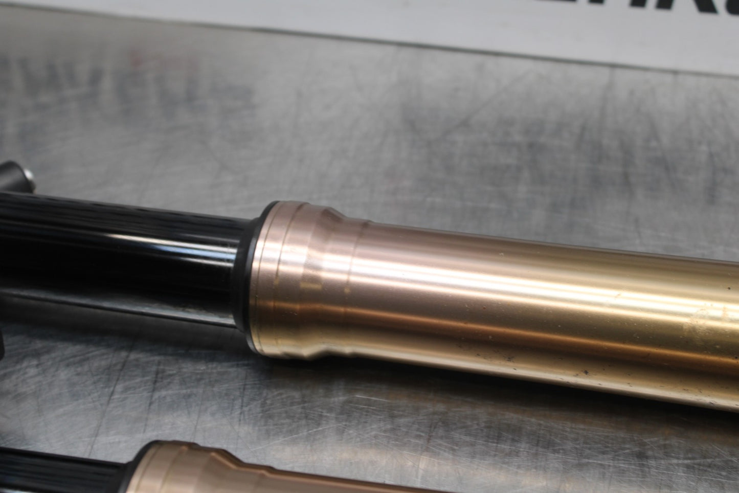 08 KAWASAKI NINJA ZX10R FRONT FORKS SHOCK SUSPENSION SET PAIR BB201