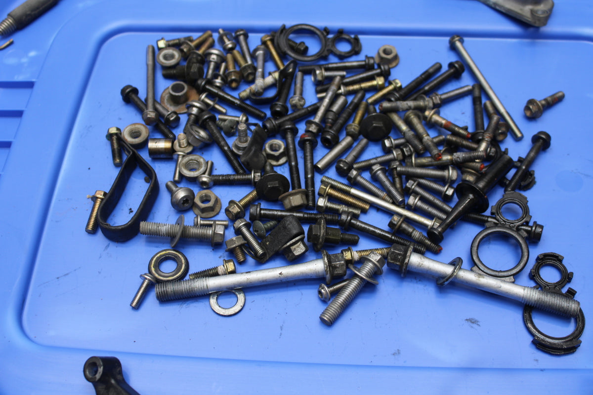 04-05 KAWASAKI NINJA ZX10R ENGINE MOUNTING BOLTS HARDWARE MOTOR SCREWS BB163