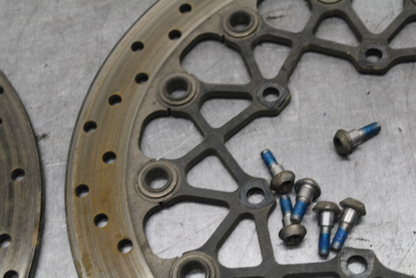 08-09 SUZUKI GSXR600 FRONT LEFT RIGHT BRAKE ROTORS DISCS BB728