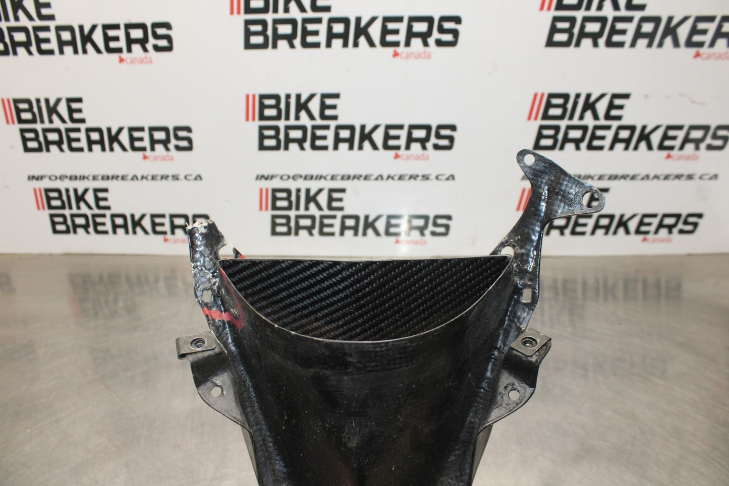 08 KAWASAKI NINJA ZX10R CB - CARBON FIBER FRONT CENTER COWL FAIRING BB201