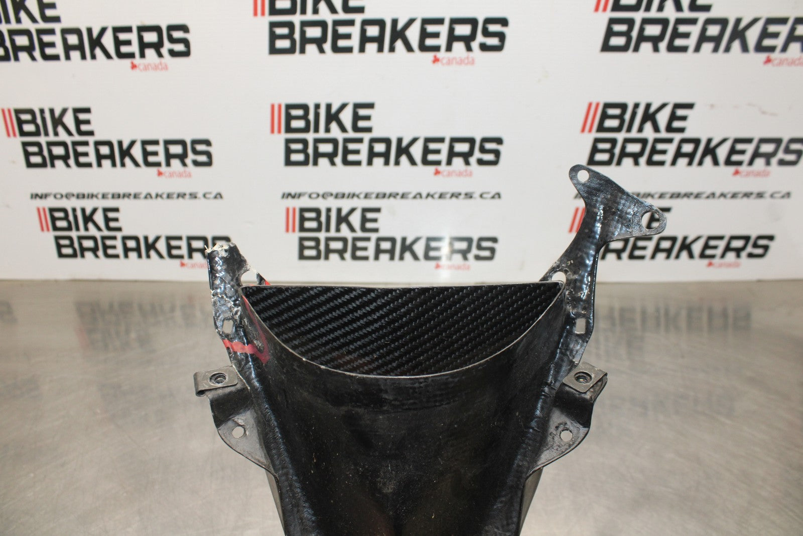 08 KAWASAKI NINJA ZX10R CB - CARBON FIBER FRONT CENTER COWL FAIRING BB201