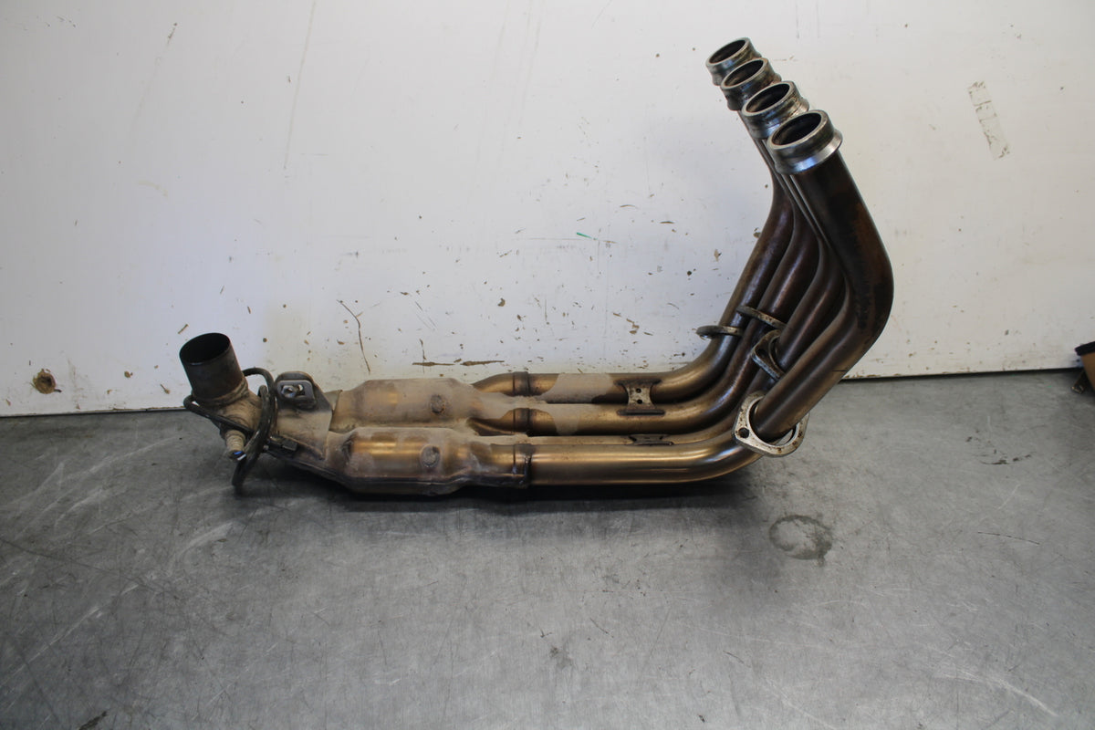 07-09 YAMAHA FZ6 EXHAUST HEADER PIPES MANIFOLD 4S8-14610-00-00 BB713