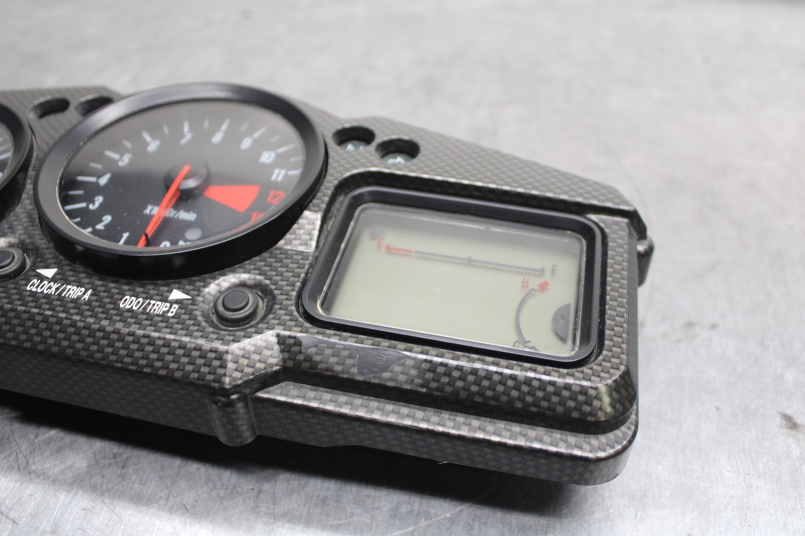 00-05 KAWASAKI NINJA ZX12R SPEEDO TACH GAUGES DISPLAY CLUSTER SPEEDOMETER BB121