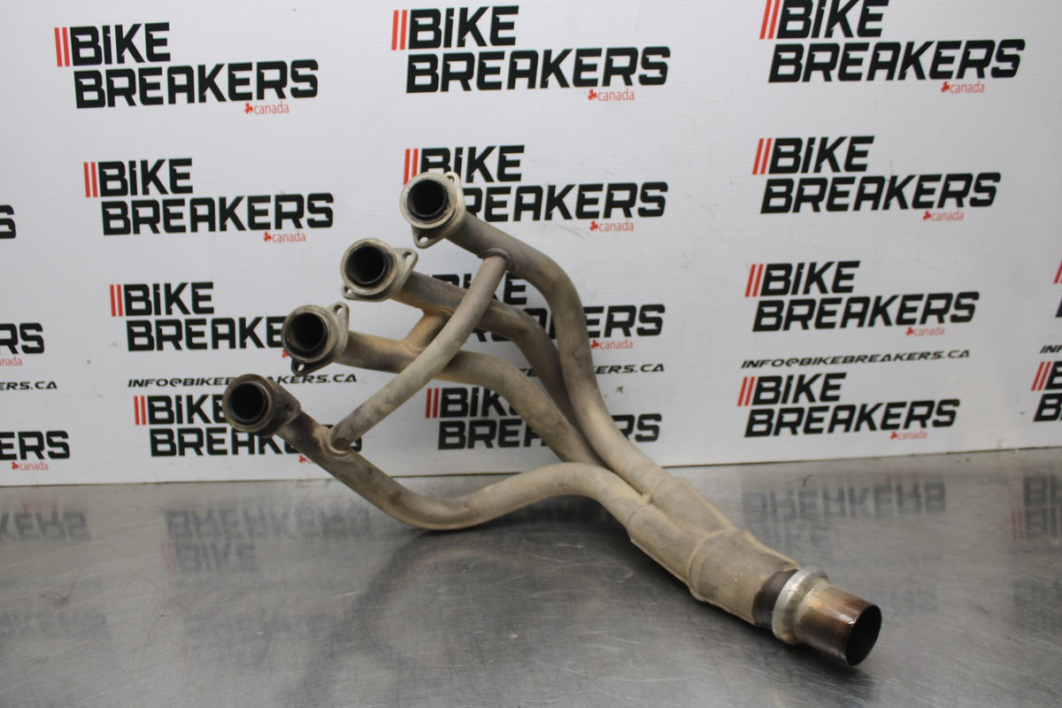 06 KAWASAKI Z750 EXHAUST HEADER PIPES MANIFOLD BB837