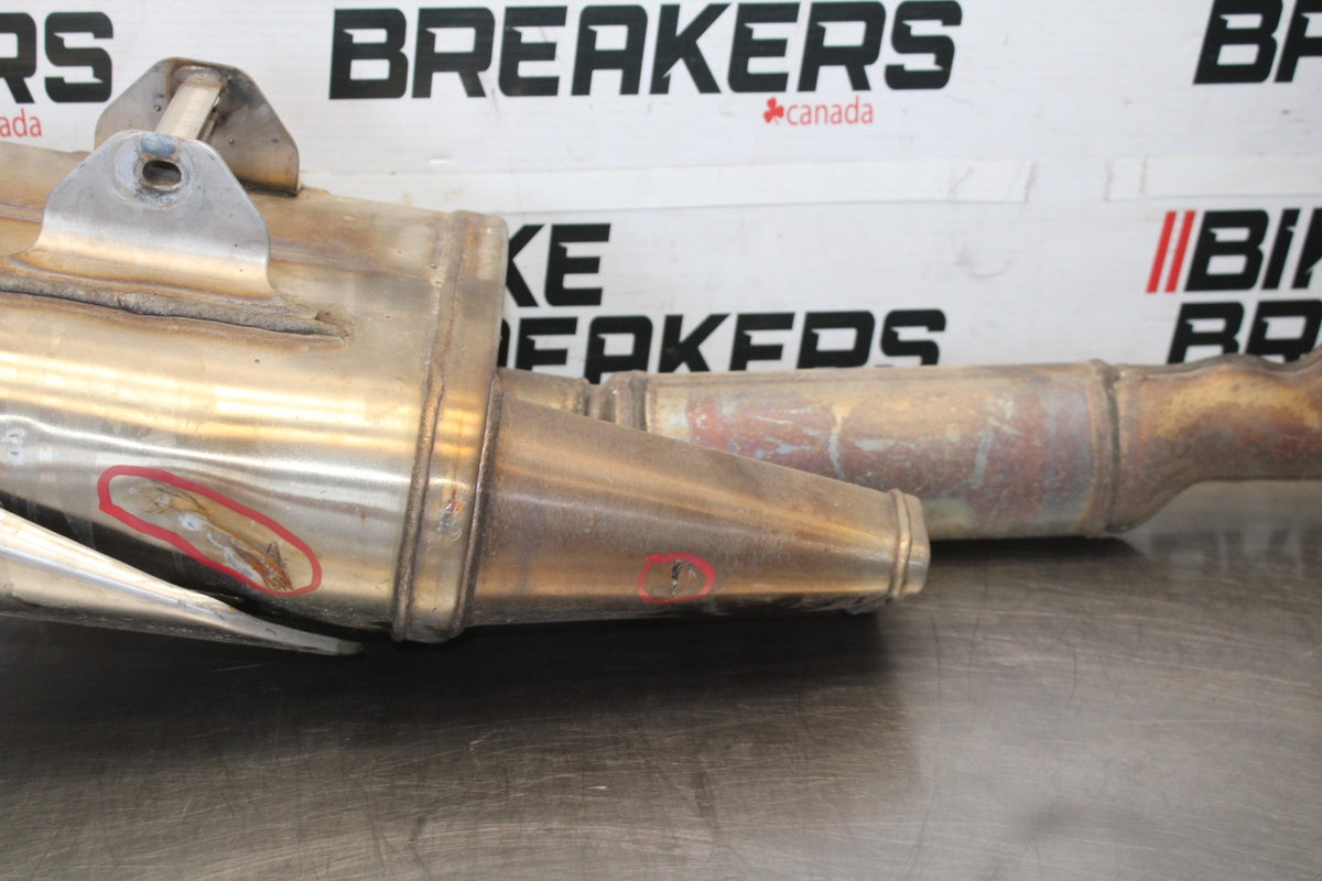 23 KAWASAKI NINJA 650 EX650 FULL EXHAUST SYSTEM HEADERS PIPE MUFFLER BB920