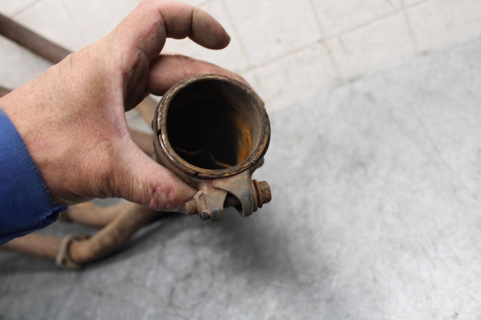 2005 Suzuki Katana 750 GSX750F EXHAUST HEADER PIPES MANIFOLD BB166