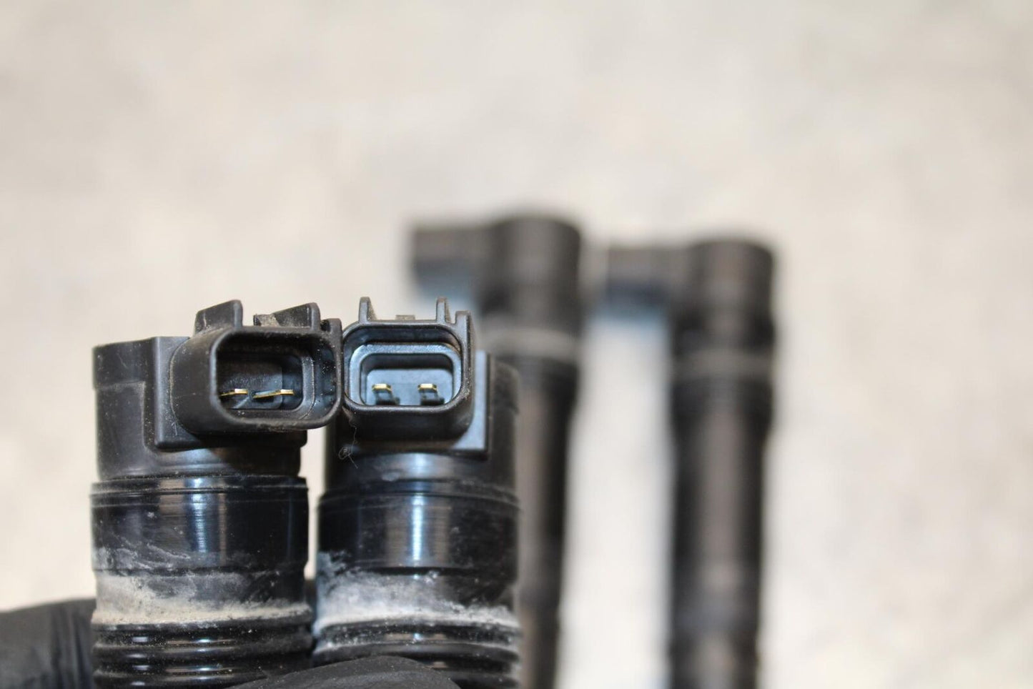 2011 Kawasaki Ninja ZX10R ZX1000K ABS IGNITION COILS COIL SPARK PLUG CAPS BB555