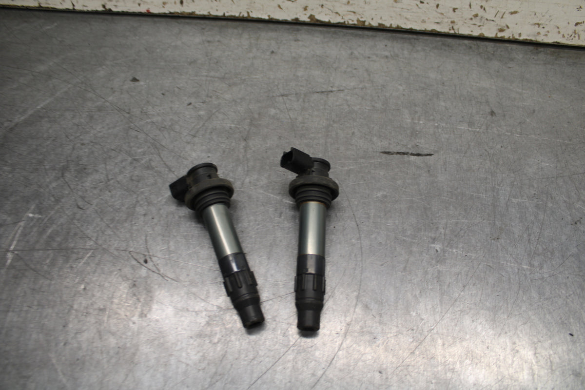 24 KAWASAKI NINJA 500 ABS IGNITION COILS COIL SPARK PLUG CAPS BB744