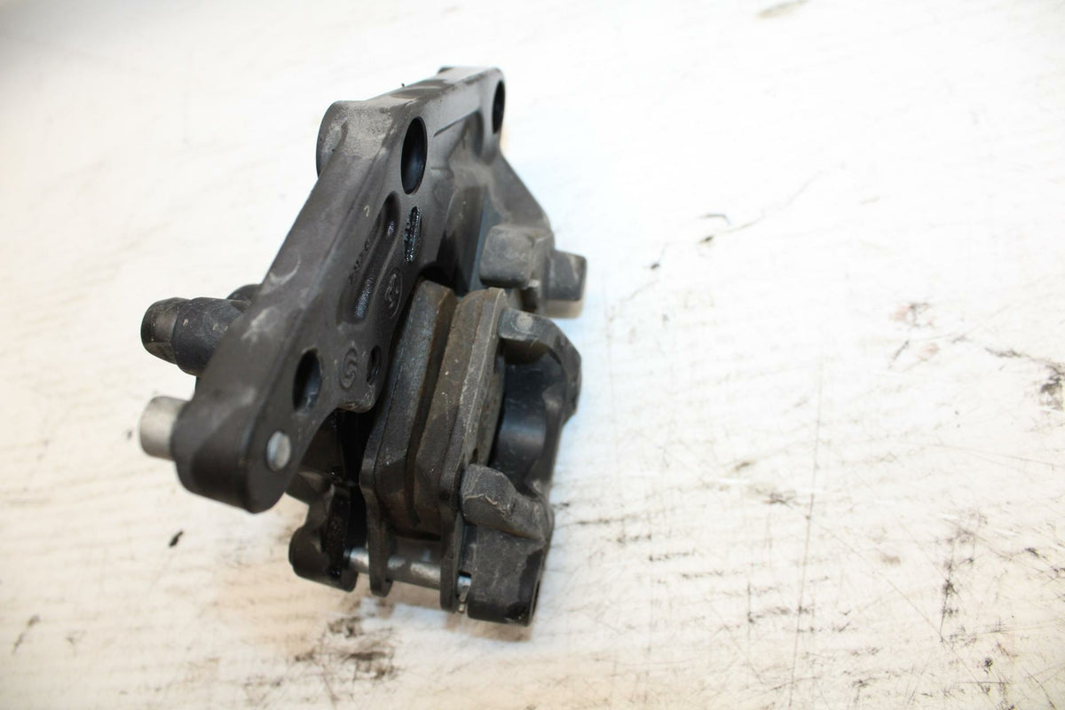 06-12 BMW F800ST REAR BACK BRAKE CALIPER W MOUNT BRACKET BB291
