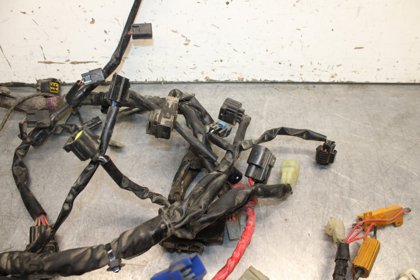 07-08 YAMAHA YZF R1 MAIN ENGINE WIRING HARNESS MOTOR WIRE LOOM BB724