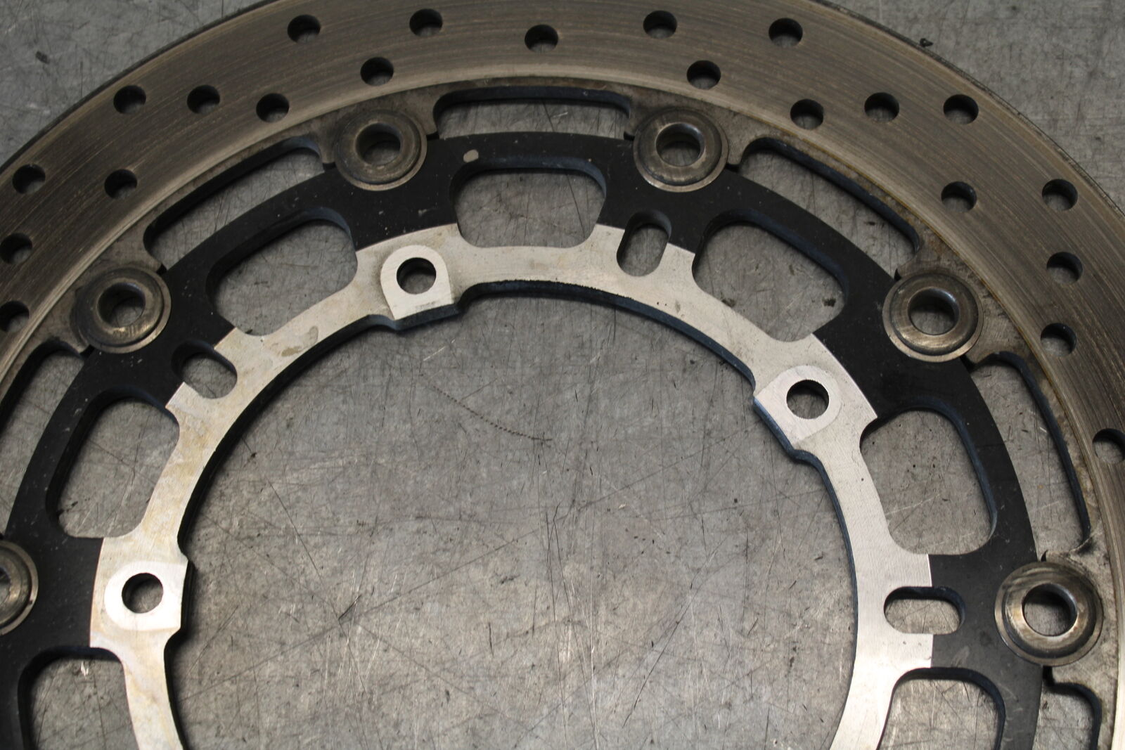 08-16 YAMAHA YZF R6 FRONT LEFT RIGHT BRAKE ROTORS DISCS 13S-2581T-00-00 BB665