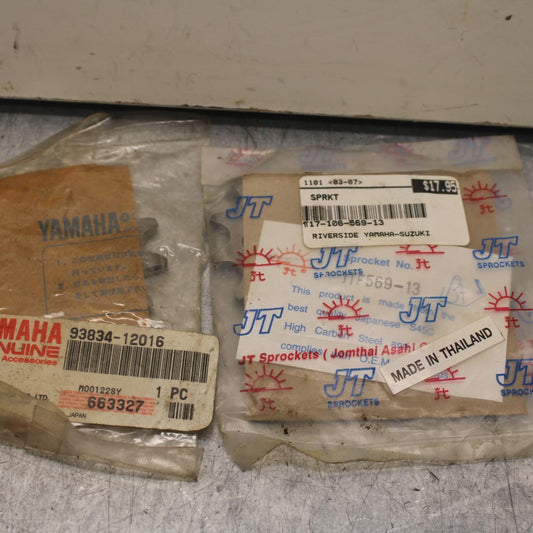 2001 Yamaha Banshee 350 YFZ350 FRONT SPROCKETS (12T AND 13T) BB79
