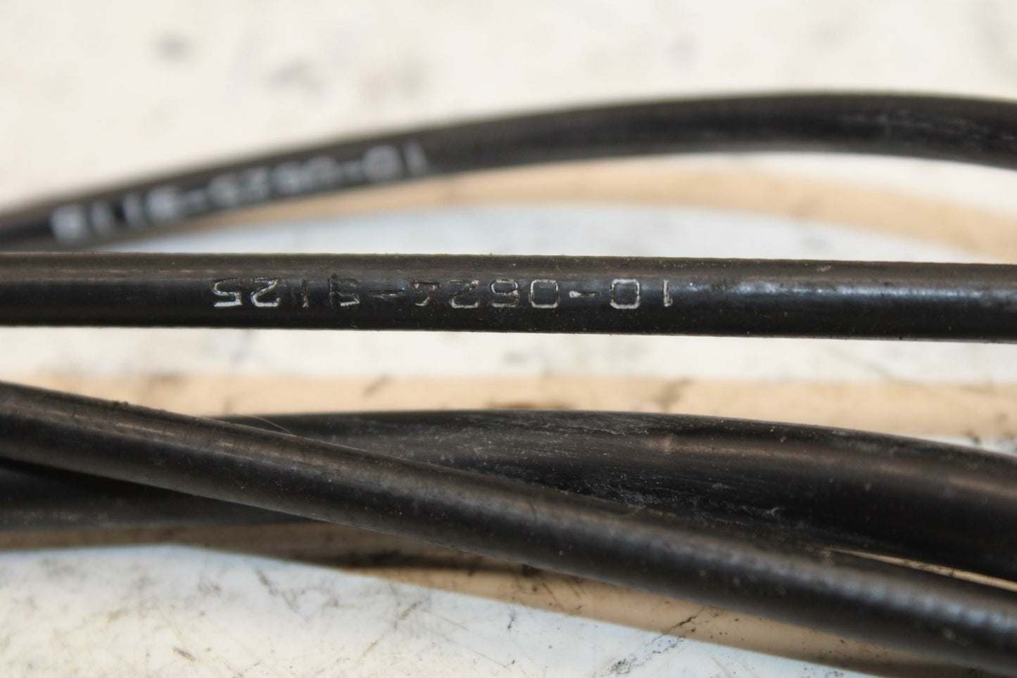 19-20 KAWASAKI NINJA ZX6R ZX636 EXHAUST VALVE SERVO MOTOR CABLES BB407